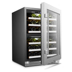 Refroidisseur à vin à compresseur double zone LanboPro 24 pouces 44 bouteilles
