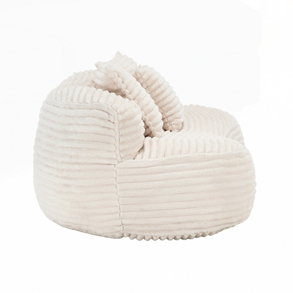 Canapé confortable et durable, fauteuil poire à dossier haut pour adultes et enfants - 2 places