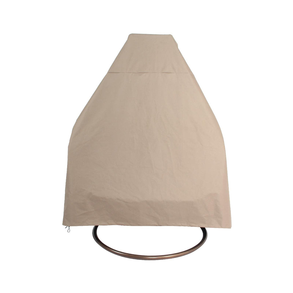 Fauteuil suspendu LeisureMod pour 2 personnes avec support - Chaise longue hamac en rotin et osier pour patio extérieur/intérieur avec coussins