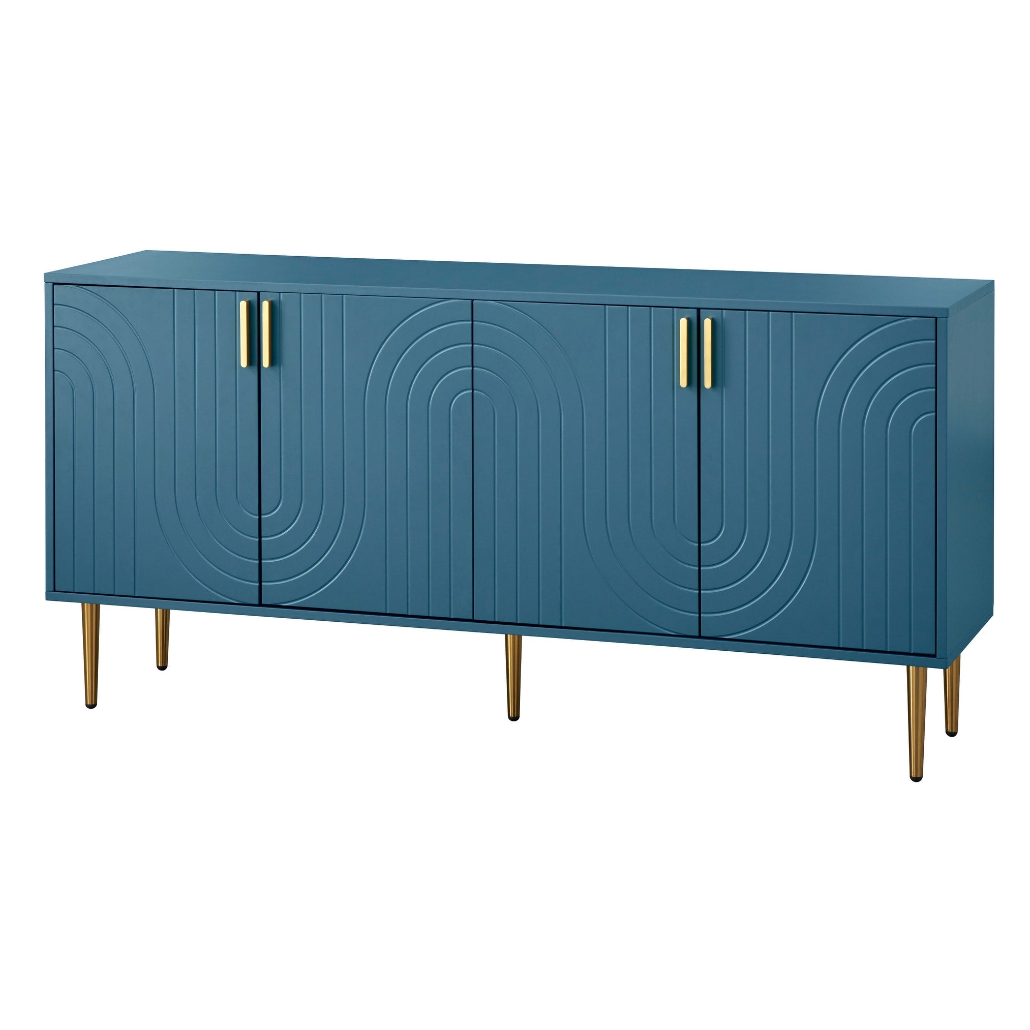 Buffet/buffet à quatre portes Lifestorey Tabaria du milieu du siècle