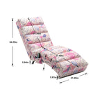 Fauteuil de massage inclinable en lin intérieur avec télécommande, fauteuil de massage électrique ergonomique, 5 modes