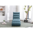Fauteuil de massage inclinable en lin intérieur avec télécommande, fauteuil de massage électrique ergonomique, 5 modes