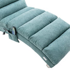 Fauteuil de massage inclinable en lin intérieur avec télécommande, fauteuil de massage électrique ergonomique, 5 modes
