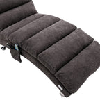 Fauteuil de massage inclinable en lin intérieur avec télécommande, fauteuil de massage électrique ergonomique, 5 modes
