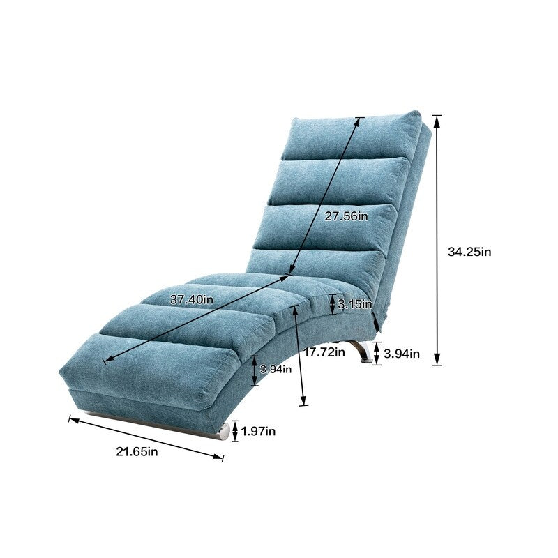 Fauteuil de massage inclinable en lin intérieur avec télécommande, fauteuil de massage électrique ergonomique, 5 modes