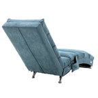 Fauteuil de massage inclinable en lin intérieur avec télécommande, fauteuil de massage électrique ergonomique, 5 modes