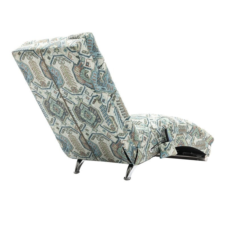 Fauteuil de massage inclinable en lin intérieur avec télécommande, fauteuil de massage électrique ergonomique, 5 modes