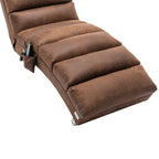Fauteuil de massage inclinable en lin intérieur avec télécommande, fauteuil de massage électrique ergonomique, 5 modes