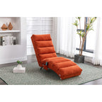 Fauteuil de massage inclinable en lin intérieur avec télécommande, fauteuil de massage électrique ergonomique, 5 modes