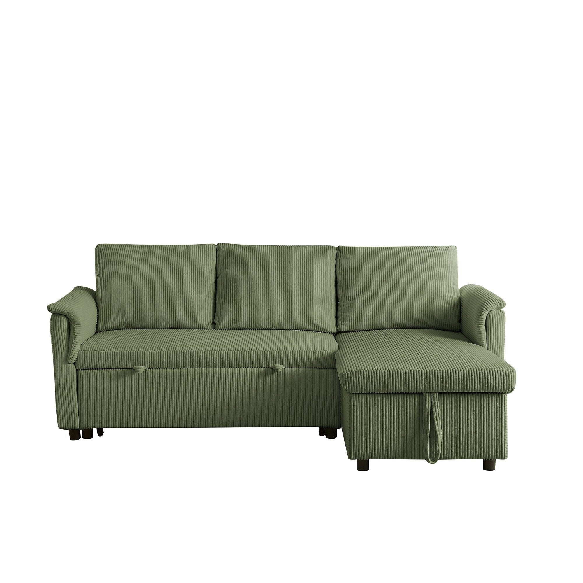 Canapé causeuse avec chaise longue Canapé convertible modulaire en L avec chaise longue de rangement