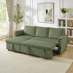 Canapé causeuse avec chaise longue Canapé convertible modulaire en L avec chaise longue de rangement
