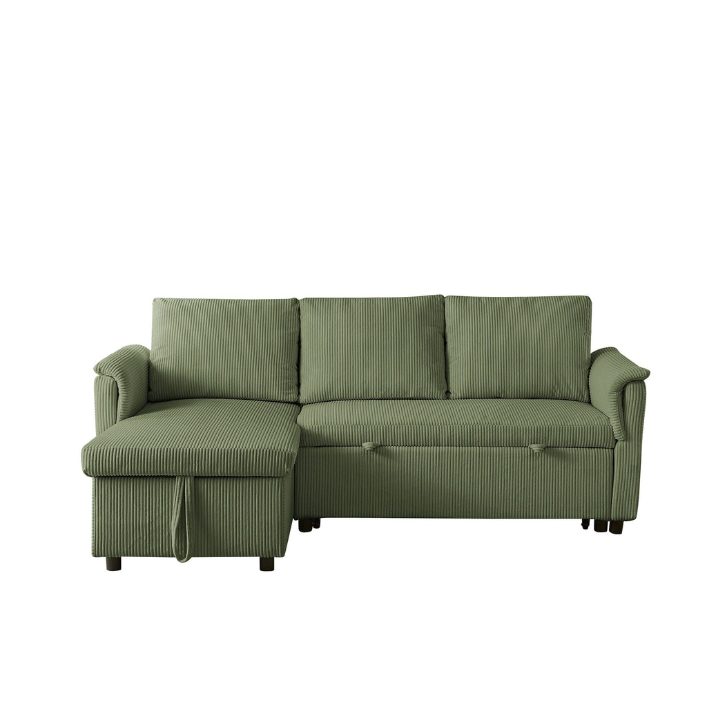 Canapé causeuse avec chaise longue Canapé convertible modulaire en L avec chaise longue de rangement