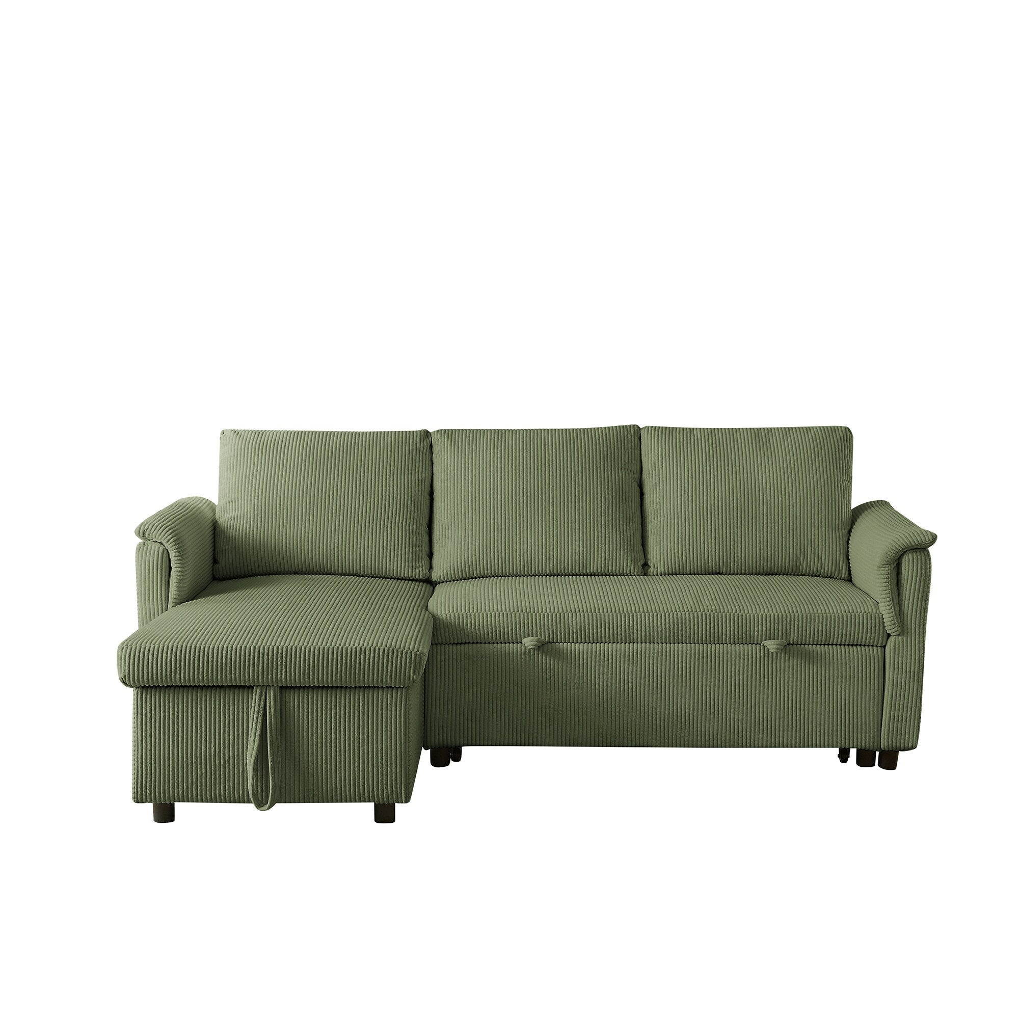 Canapé causeuse avec chaise longue Canapé convertible modulaire en L avec chaise longue de rangement