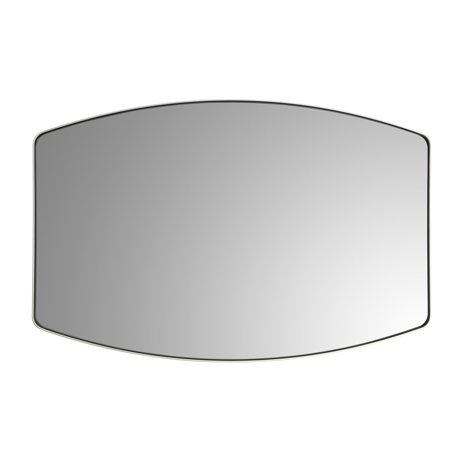 Miroir mural oblong en métal MacLuu
