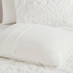 Parure de couette Madison Park Aeriela en coton chenille damassé touffeté
