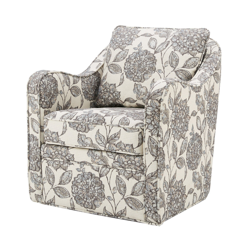 Fauteuil pivotant incurvé rembourré Madison Park Betty