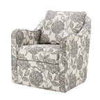 Fauteuil pivotant incurvé rembourré Madison Park Betty