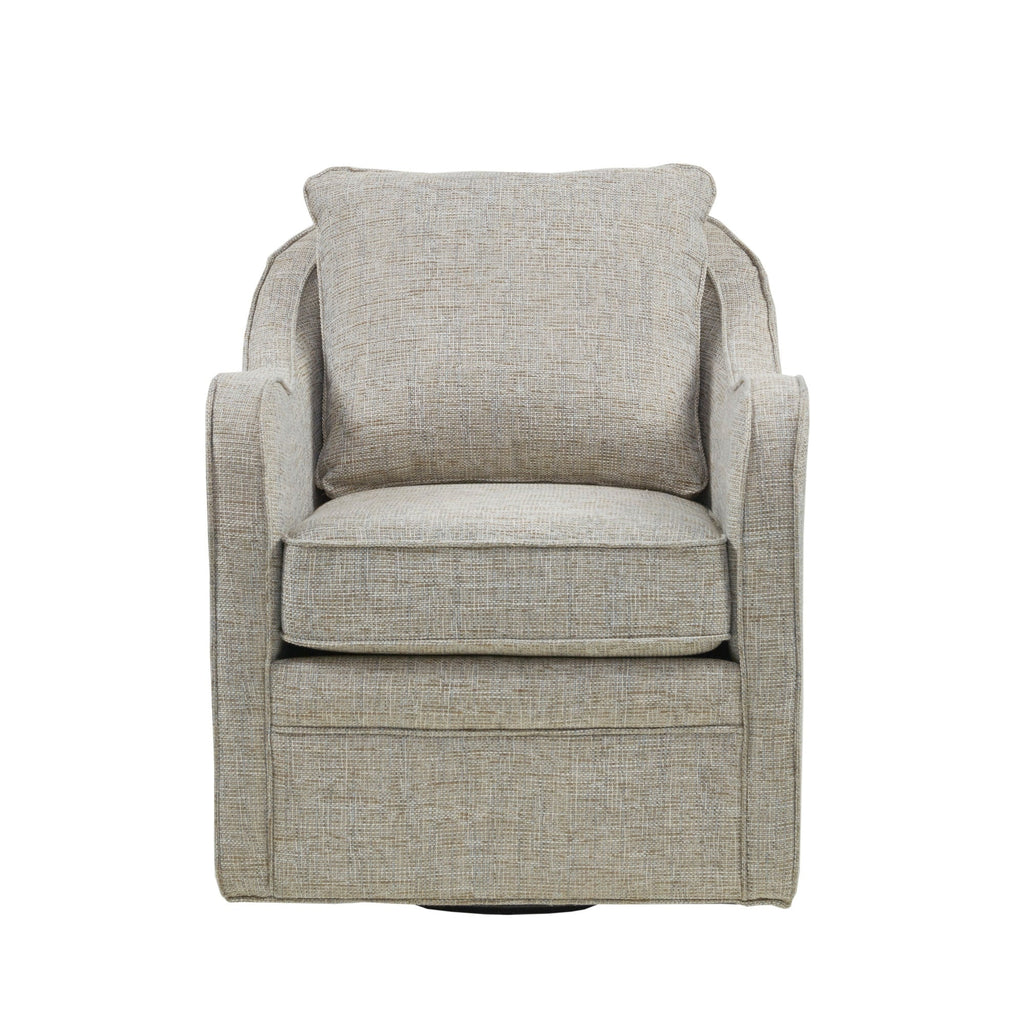 Fauteuil pivotant incurvé rembourré Madison Park Betty