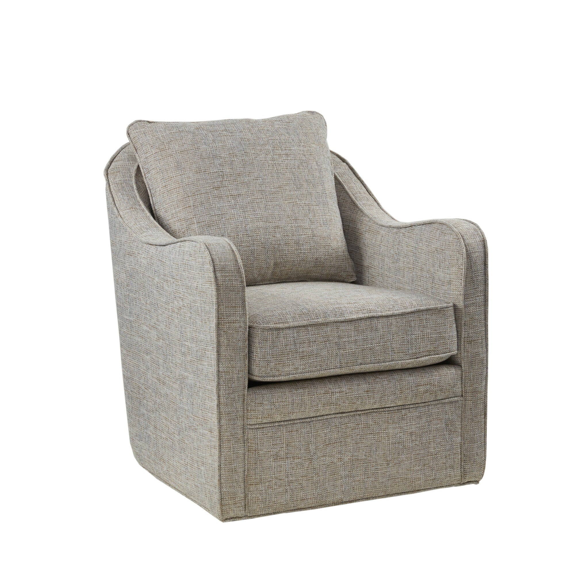 Fauteuil pivotant incurvé rembourré Madison Park Betty