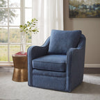 Fauteuil pivotant incurvé rembourré Madison Park Betty