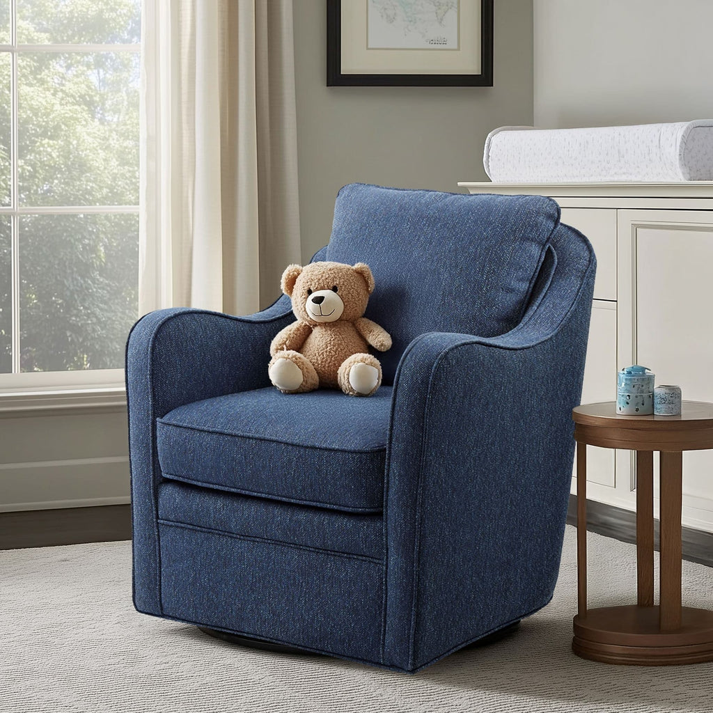 Fauteuil pivotant incurvé rembourré Madison Park Betty