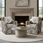 Fauteuil pivotant incurvé rembourré Madison Park Betty