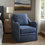 Fauteuil pivotant incurvé rembourré Madison Park Betty