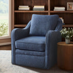 Fauteuil pivotant incurvé rembourré Madison Park Betty