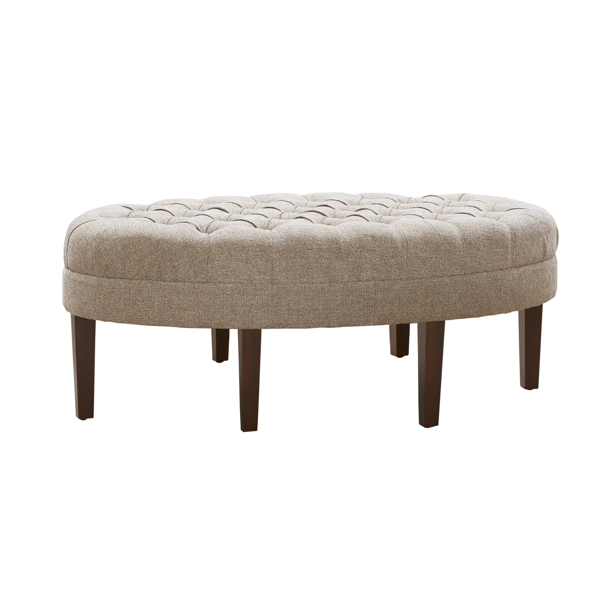 Pouf rembourré touffeté en bois massif Madision Park Chase en forme de planche de surf
