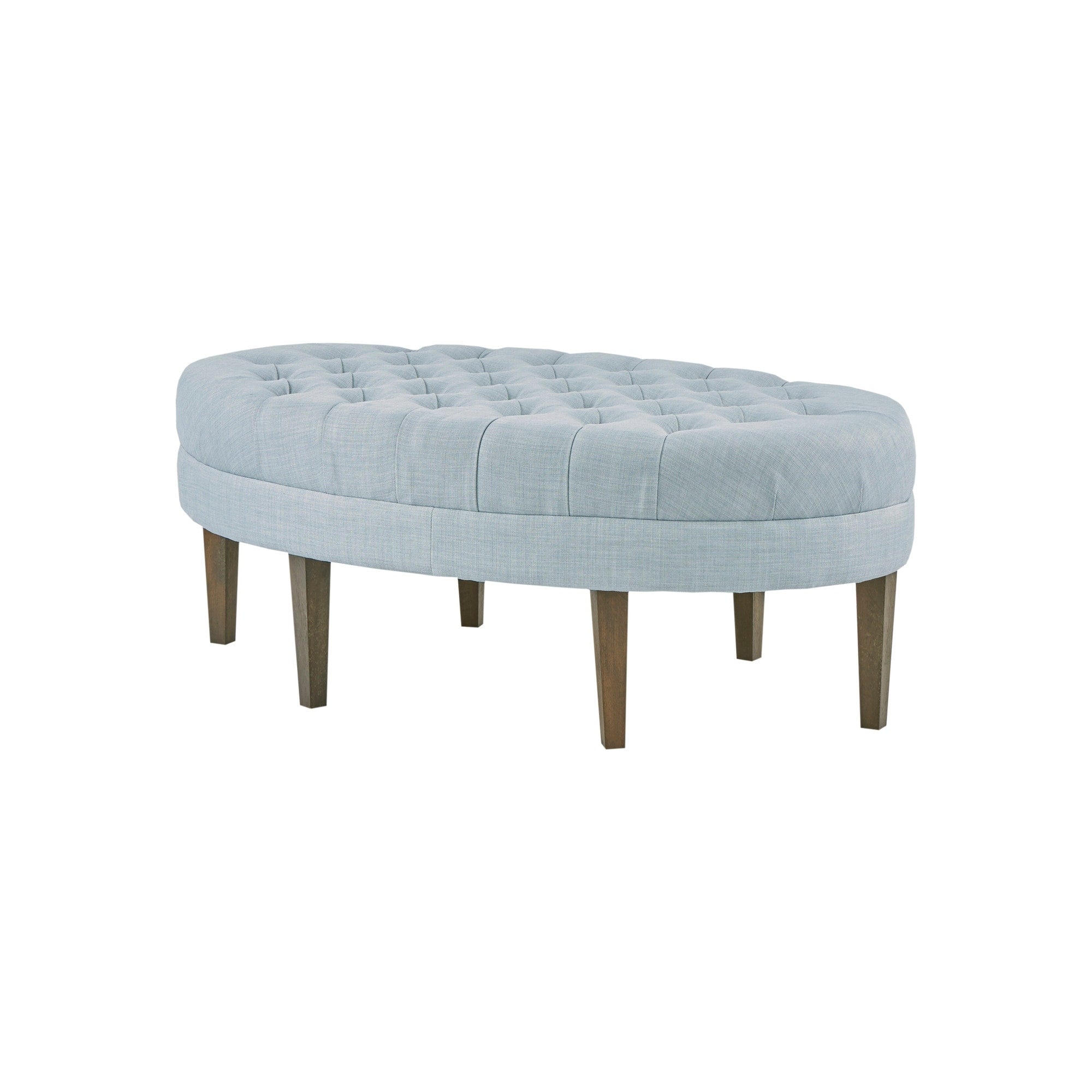 Pouf rembourré touffeté en bois massif Madision Park Chase en forme de planche de surf