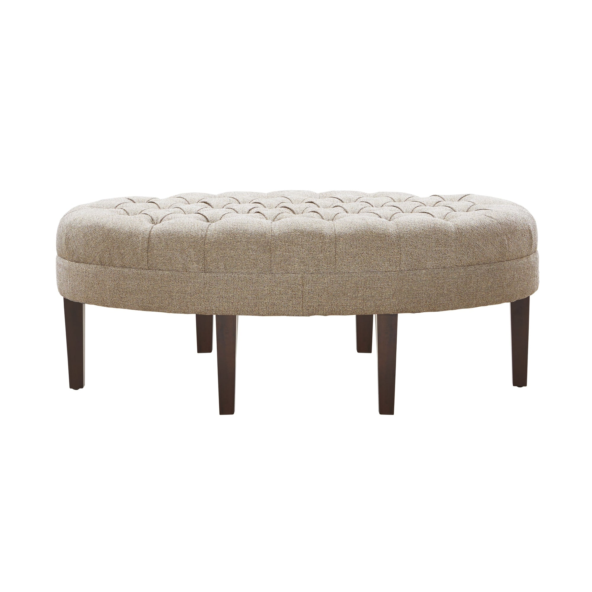 Pouf rembourré touffeté en bois massif Madision Park Chase en forme de planche de surf