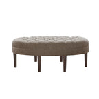 Pouf rembourré touffeté en bois massif Madision Park Chase en forme de planche de surf
