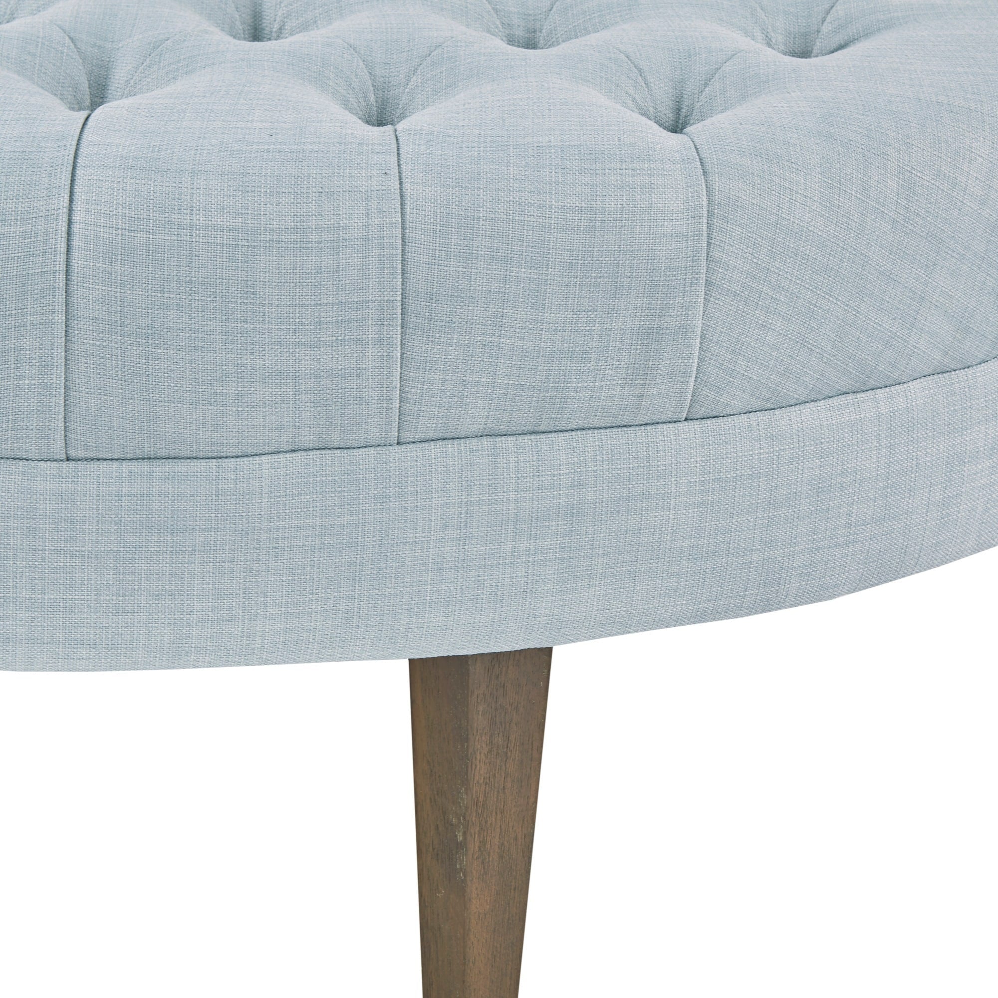 Pouf rembourré touffeté en bois massif Madision Park Chase en forme de planche de surf