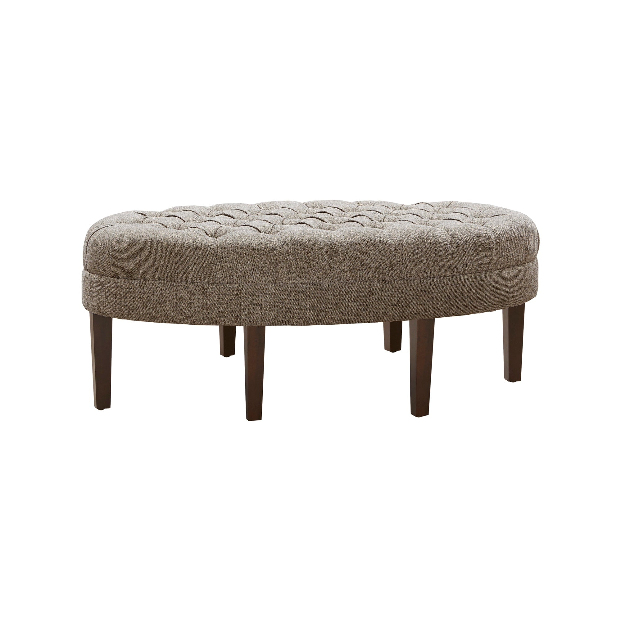 Pouf rembourré touffeté en bois massif Madision Park Chase en forme de planche de surf