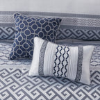 Ensemble de couette jacquard géométrique Madison Park Christian 7 pièces