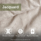 Ensemble de couette jacquard géométrique Madison Park Christian 7 pièces