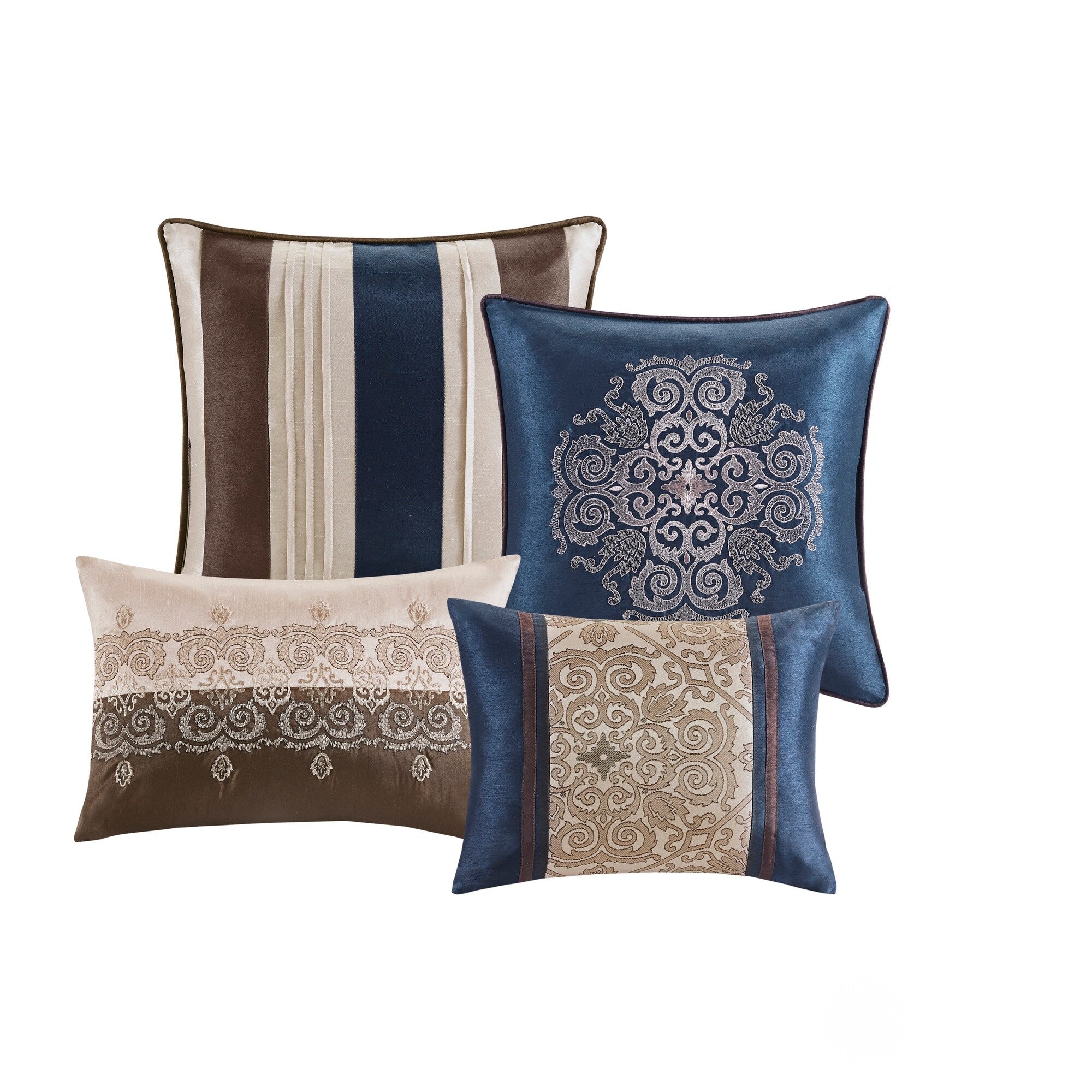 Madison Park Essentials Parker Jacquard Brodé 24 Pièces Chambre dans un Sac
