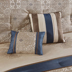 Madison Park Essentials Parker Jacquard Brodé 24 Pièces Chambre dans un Sac