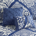 Ensemble de couette en coton imprimé Madison Park Marcella 7 pièces