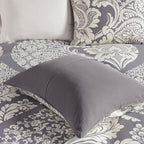 Ensemble de couette en coton imprimé Madison Park Marcella 7 pièces