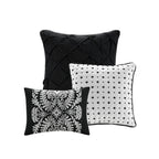 Ensemble de couette en coton imprimé Madison Park Marcella 7 pièces