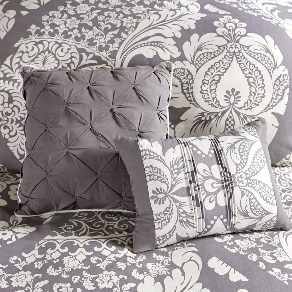 Ensemble de couette en coton imprimé Madison Park Marcella 7 pièces