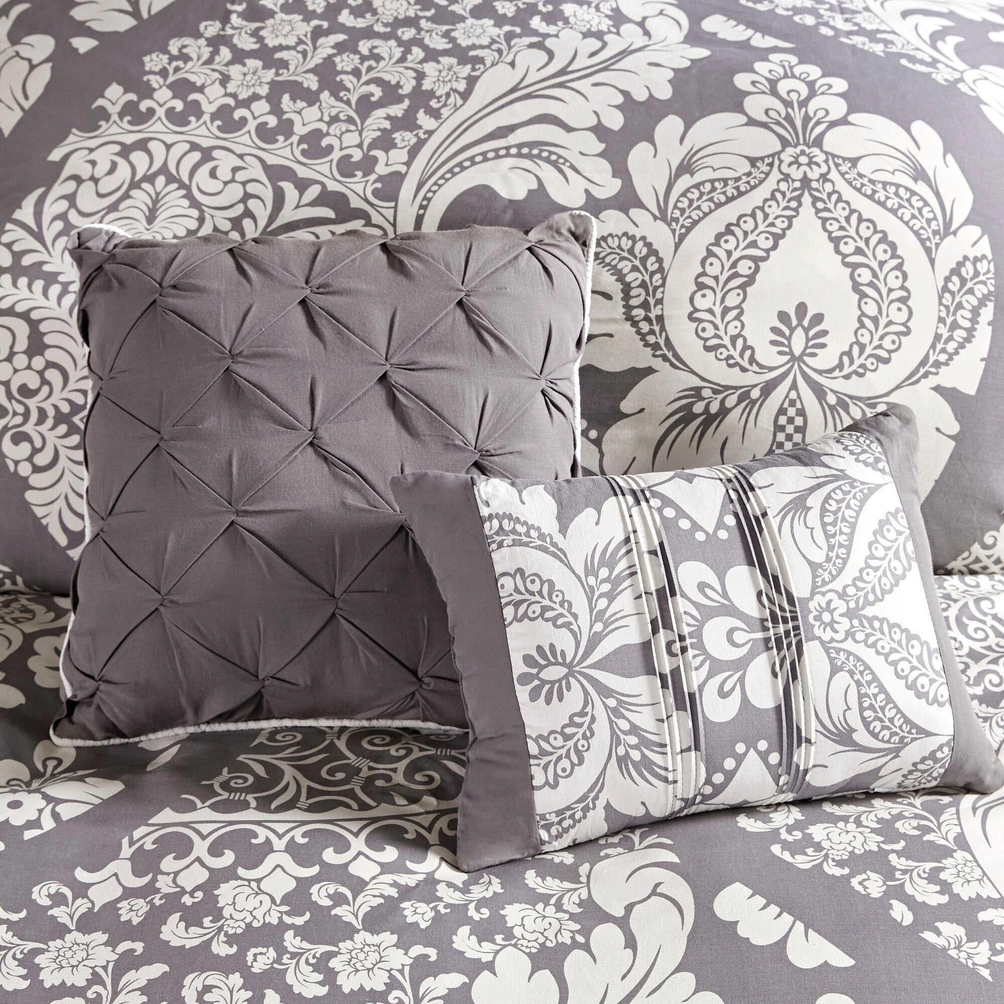 Ensemble de couette en coton imprimé Madison Park Marcella 7 pièces