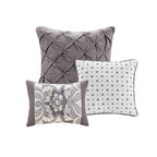 Ensemble de couette en coton imprimé Madison Park Marcella 7 pièces