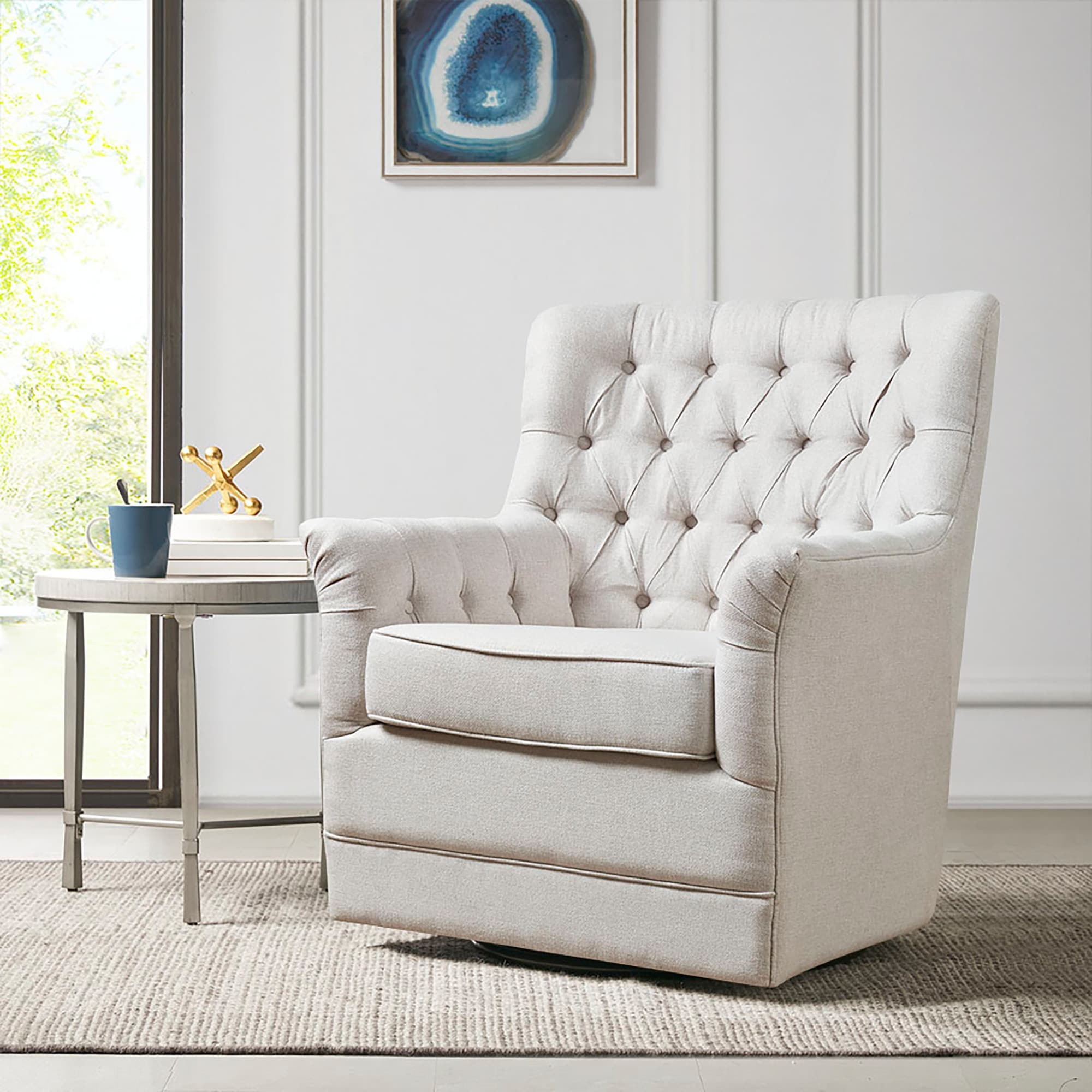 Fauteuil pivotant à 360 degrés Madison Park Rae