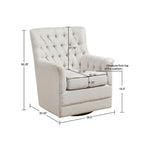 Fauteuil pivotant à 360 degrés Madison Park Rae