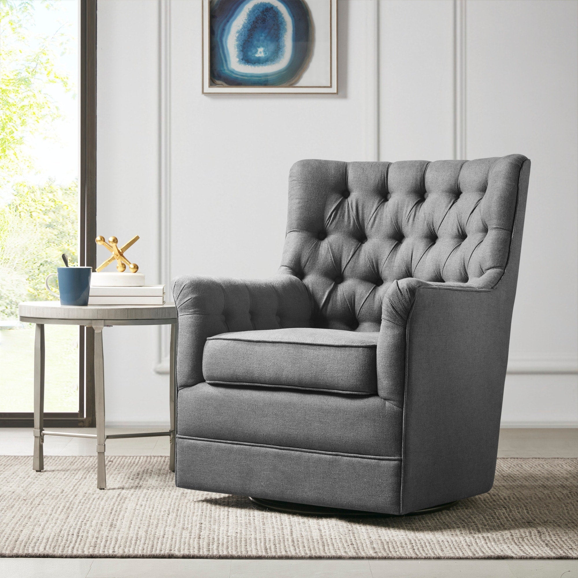 Fauteuil pivotant à 360 degrés Madison Park Rae