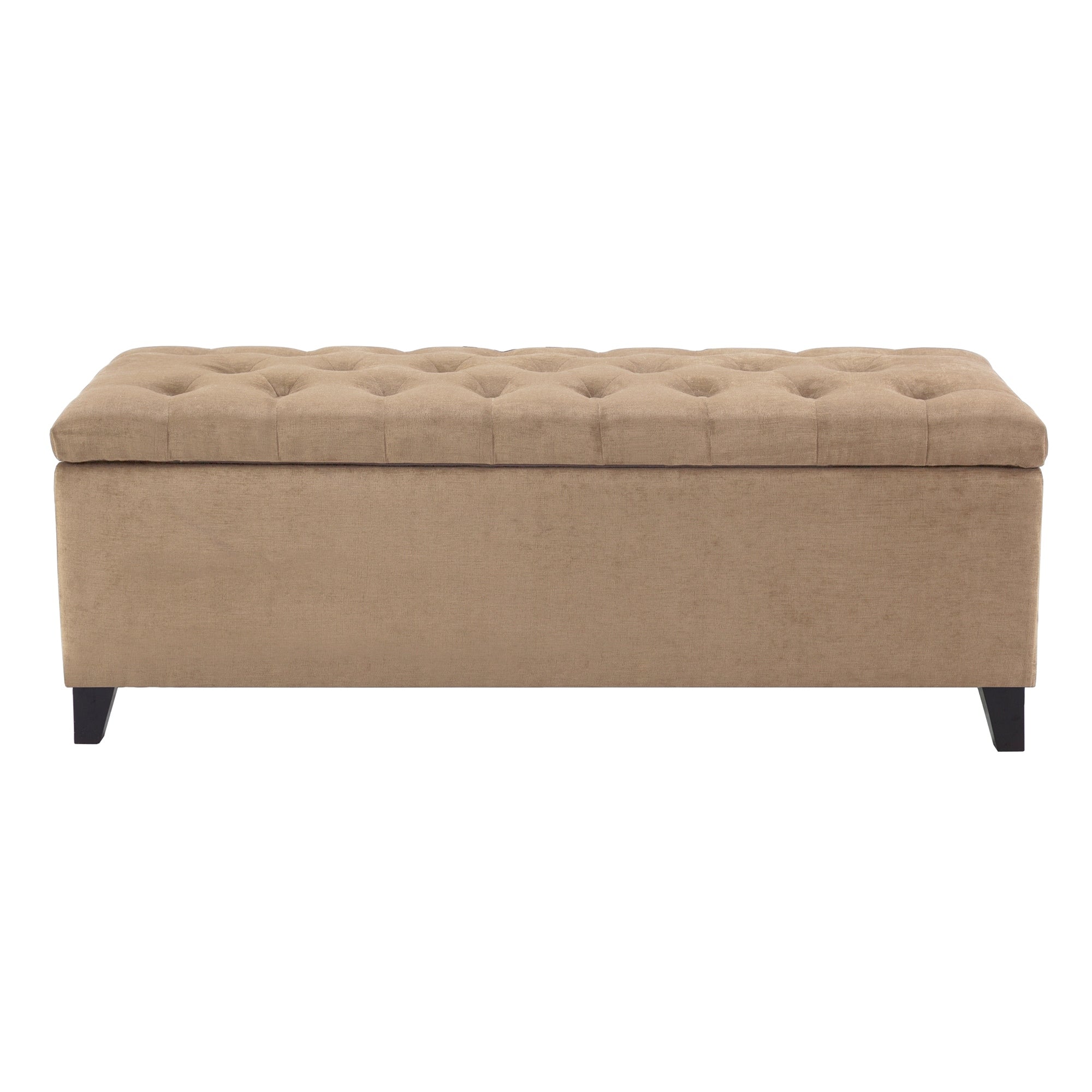 Banc de rangement rembourré à plateau capitonné Madison Park Sasha