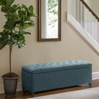 Banc de rangement rembourré à plateau capitonné Madison Park Sasha