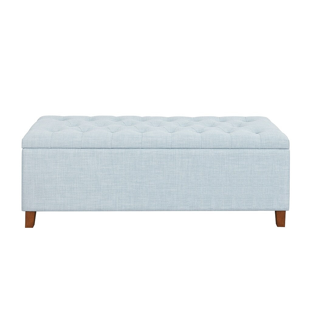 Banc de rangement rembourré à plateau capitonné Madison Park Sasha